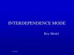 INTERDEPENDENCE MODE - slide 1