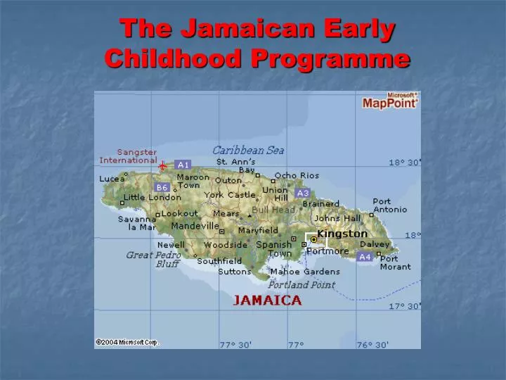 the jamaican early childhood programme