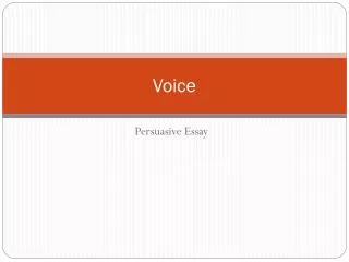 voice