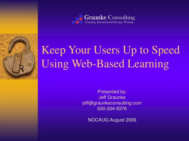 keep your users up to speed using web based learning