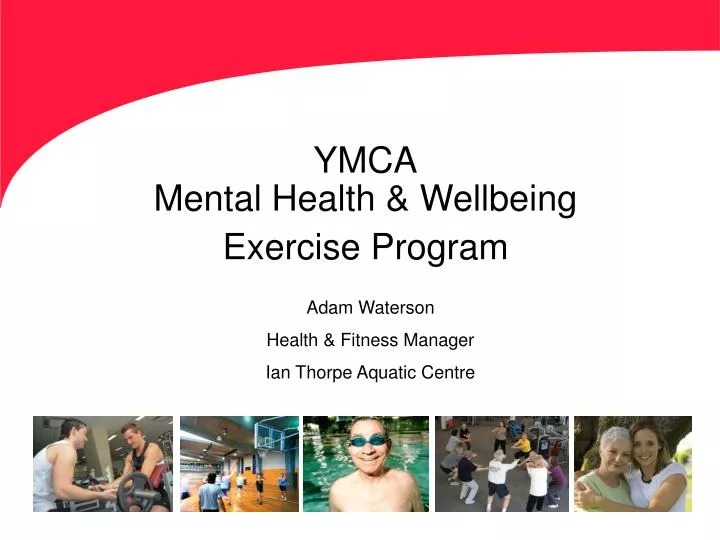 ymca mental health wellbeing exercise program