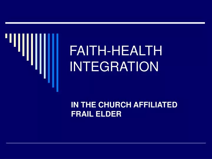 faith health integration