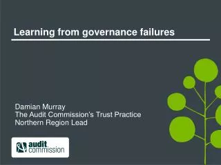 Learning from governance failures