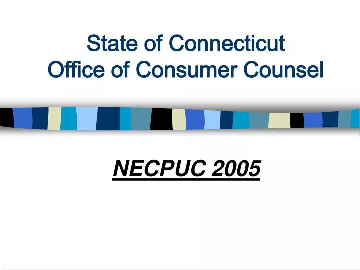 state of connecticut office of consumer counsel