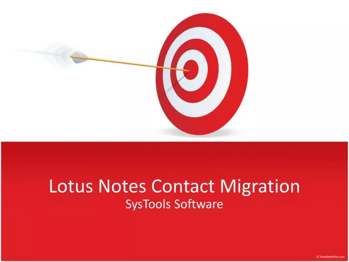 lotus notes contact migration