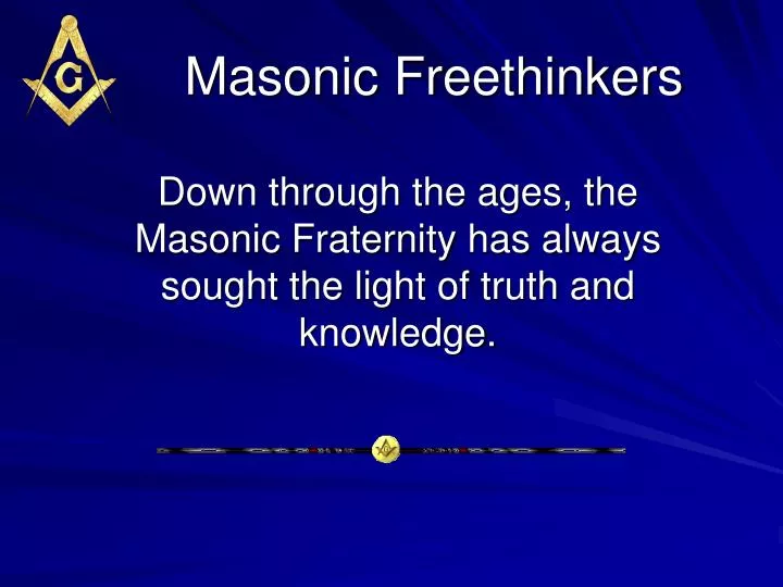 masonic freethinkers