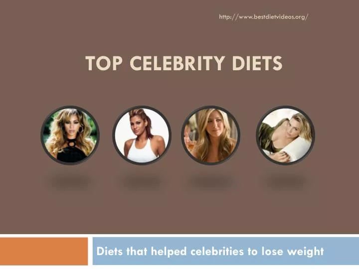 top celebrity diets