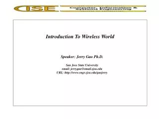 Introduction To Wireless World