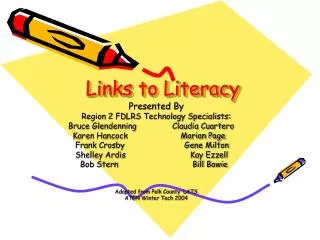 Links to Literacy