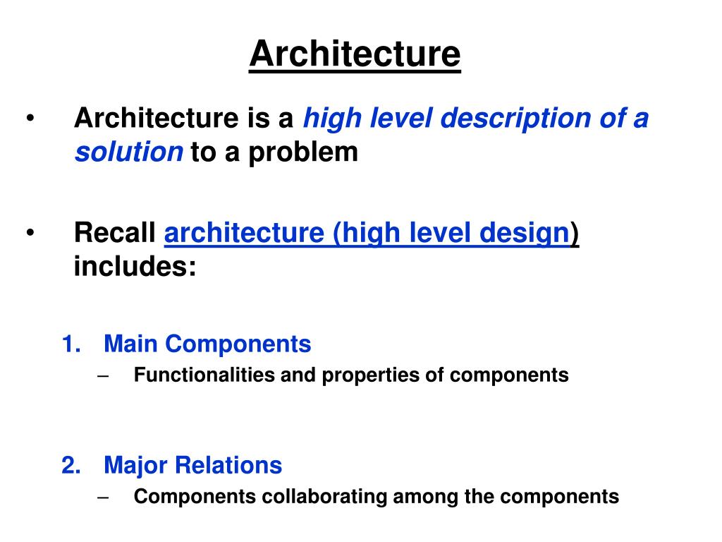 PPT - Architecture PowerPoint Presentation, free download - ID:196163