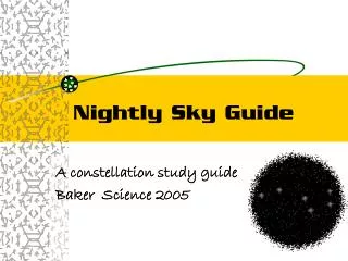 Nightly Sky Guide