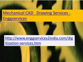 Enggservices - Mechanical CAD Drawings Services