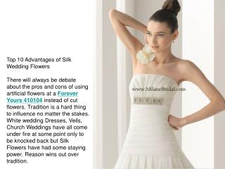 Top 10 Advantages of Silk Wedding Flowers