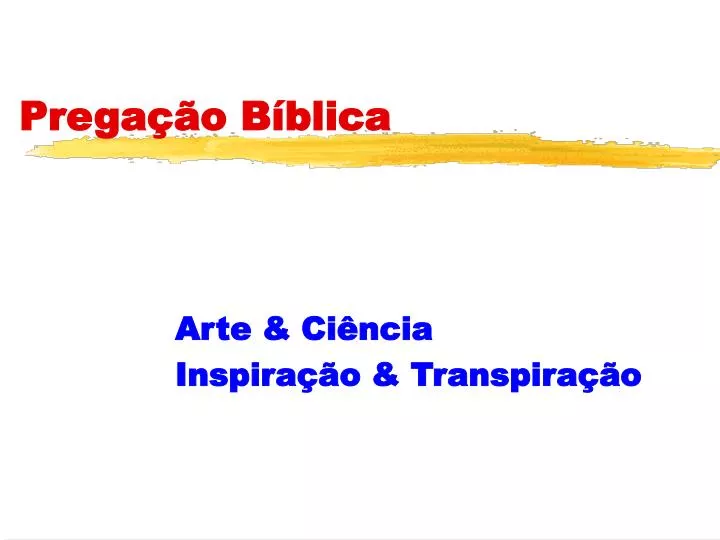 PPT - Pregação Bíblica PowerPoint Presentation, free download - ID:196344