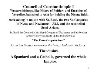 Council of Constantinople I
