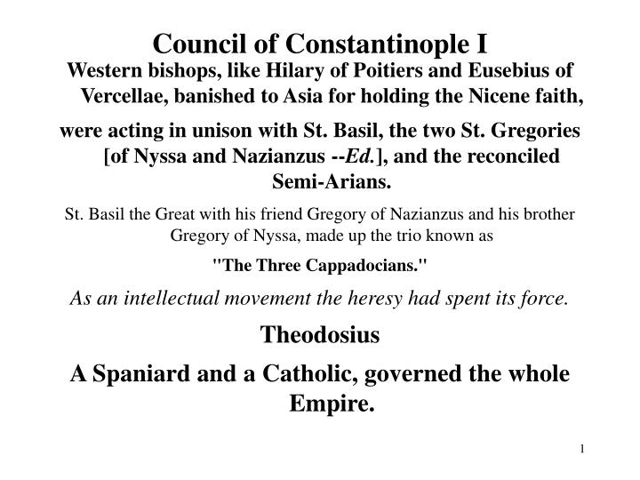 council of constantinople i