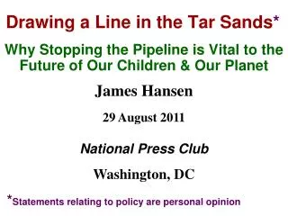 Drawing a Line in the Tar Sands *