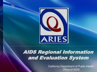 AIDS Regional Information and Evaluation System