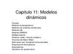 Capitulo 11: Modelos dinámicos - slide 1
