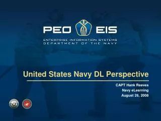 United States Navy DL Perspective
