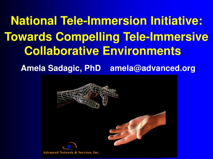 national tele immersion initiative