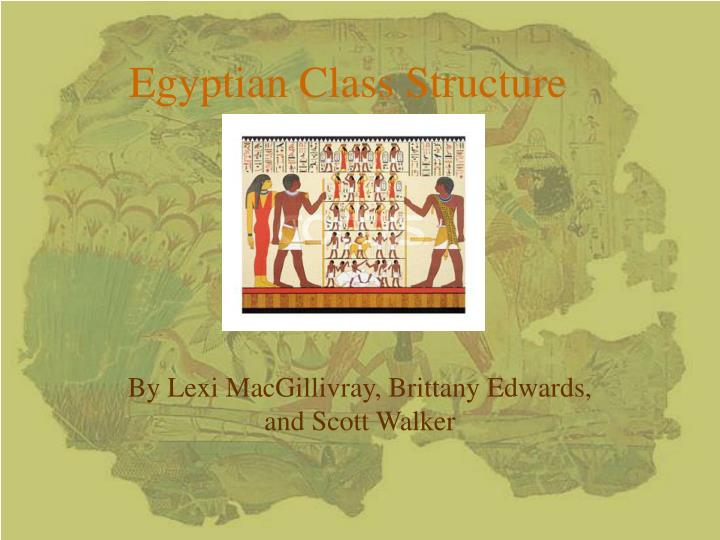 egyptian class structure
