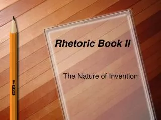 Rhetoric Book II