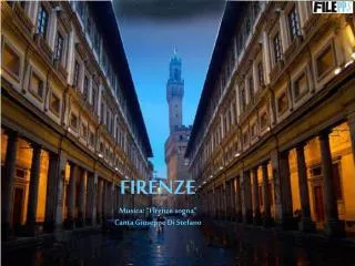 FIRENZE Musica: “Firenze sogna” Canta Giuseppe Di Stefano
