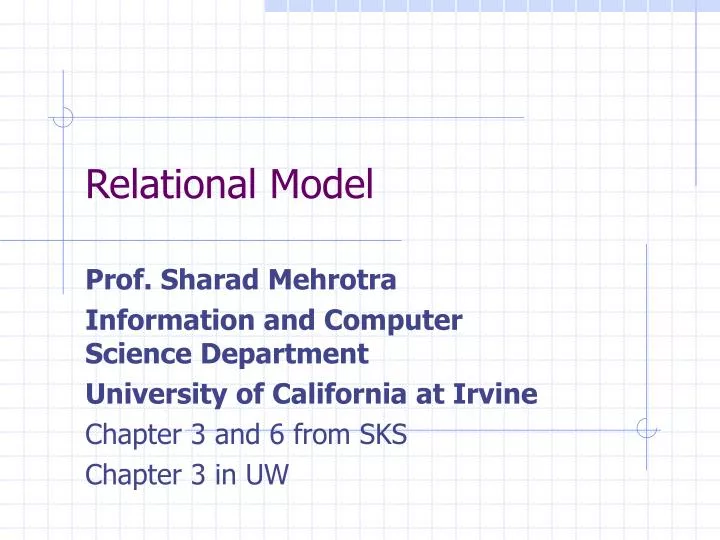 relational model
