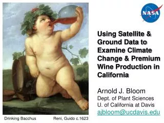 Arnold J. Bloom Dept. of Plant Sciences U. of California at Davis ajbloom@ucdavis