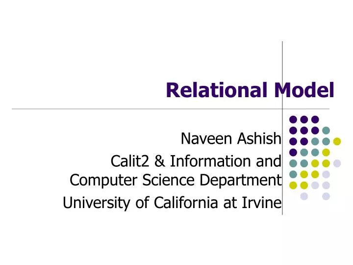 relational model