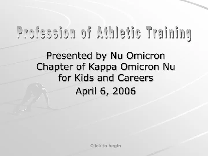 presented by nu omicron chapter of kappa omicron nu for kids and careers april 6 2006
