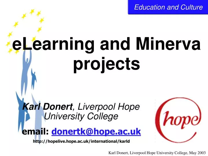 karl donert liverpool hope university college