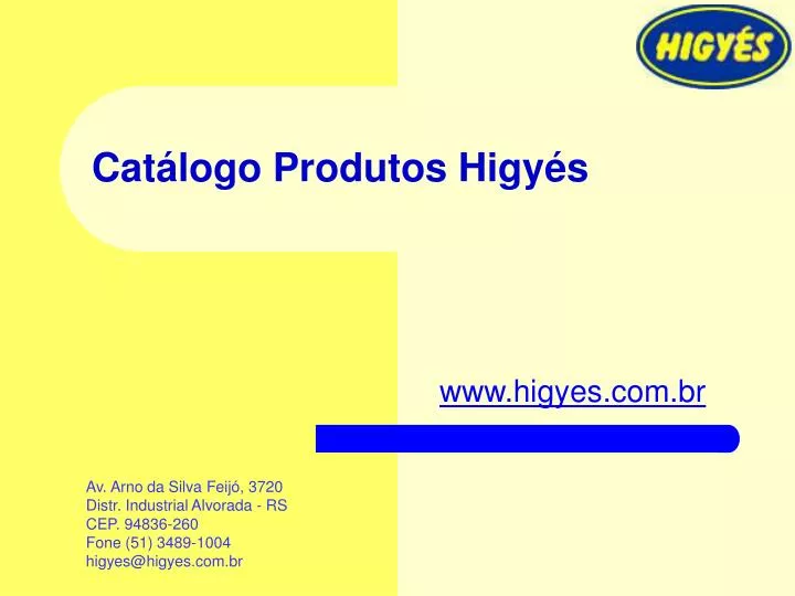 cat logo produtos higy s