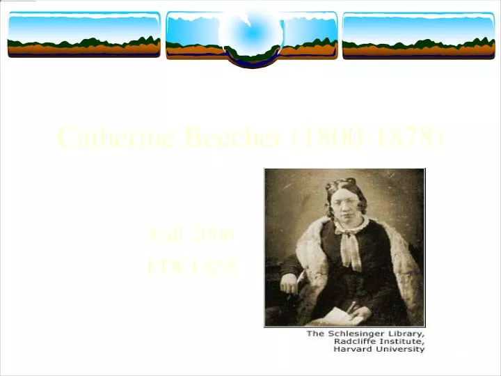 catherine beecher 1800 1878