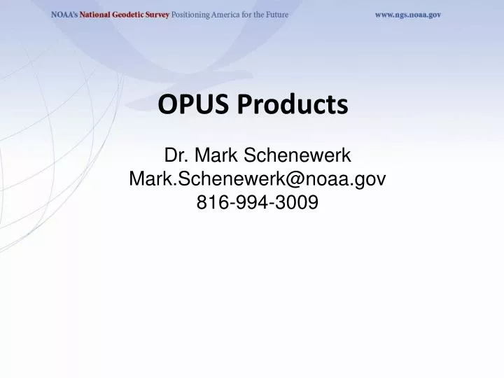 opus products