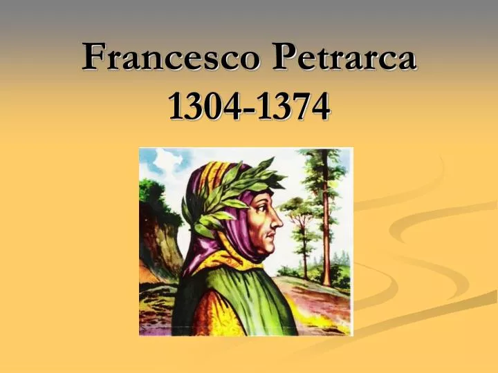 francesco petrarca 1304 1374