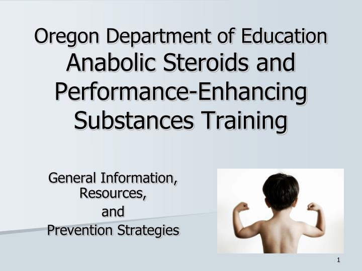 oregon department of education anabolic steroids and performance enhancing substances training