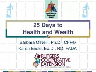 25 Days to Health and Wealth