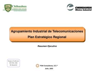 Agrupamiento Industrial de Telecomunicaciones Plan Estratégico Regional