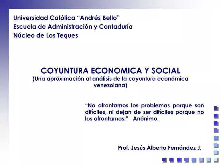 coyuntura economica y social una aproximaci n al an lisis de la coyuntura econ mica venezolana