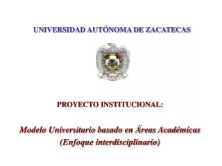 UNIVERSIDAD AUTÓNOMA DE ZACATECAS