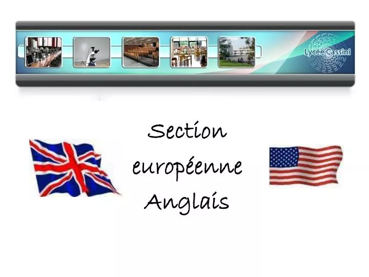 section europ enne anglais