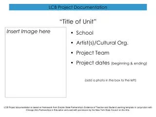 LCB Project Documentation