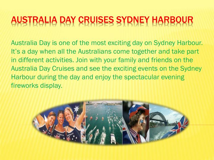australia day cruises sydney harbour