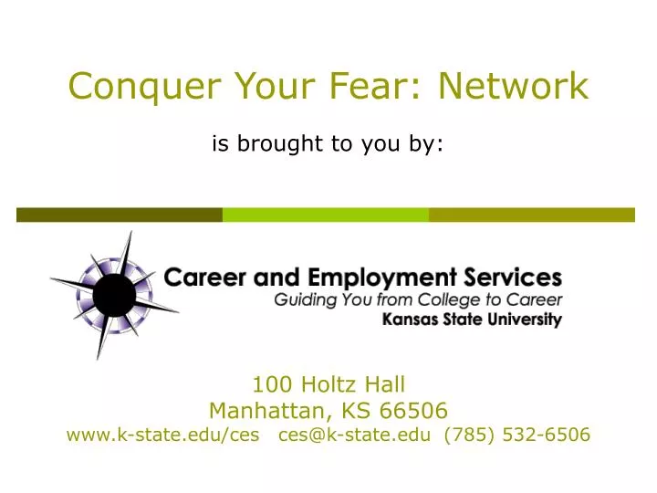 conquer your fear network