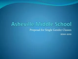Asheville Middle School