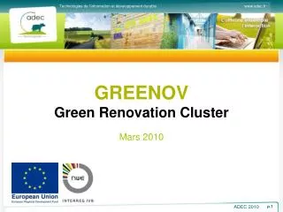 GREENOV Green Renovation Cluster