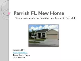 Parrish FL New Homes