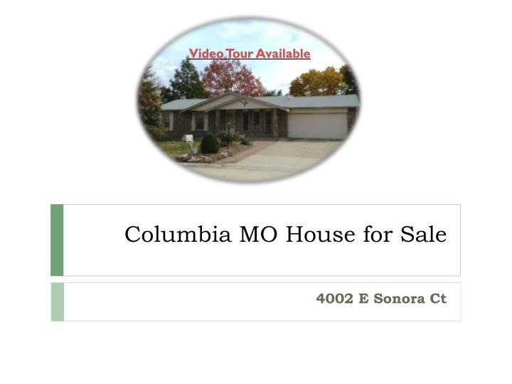 columbia mo house for sale